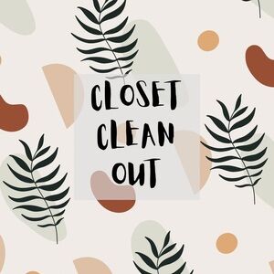 Live Closet Clean Out